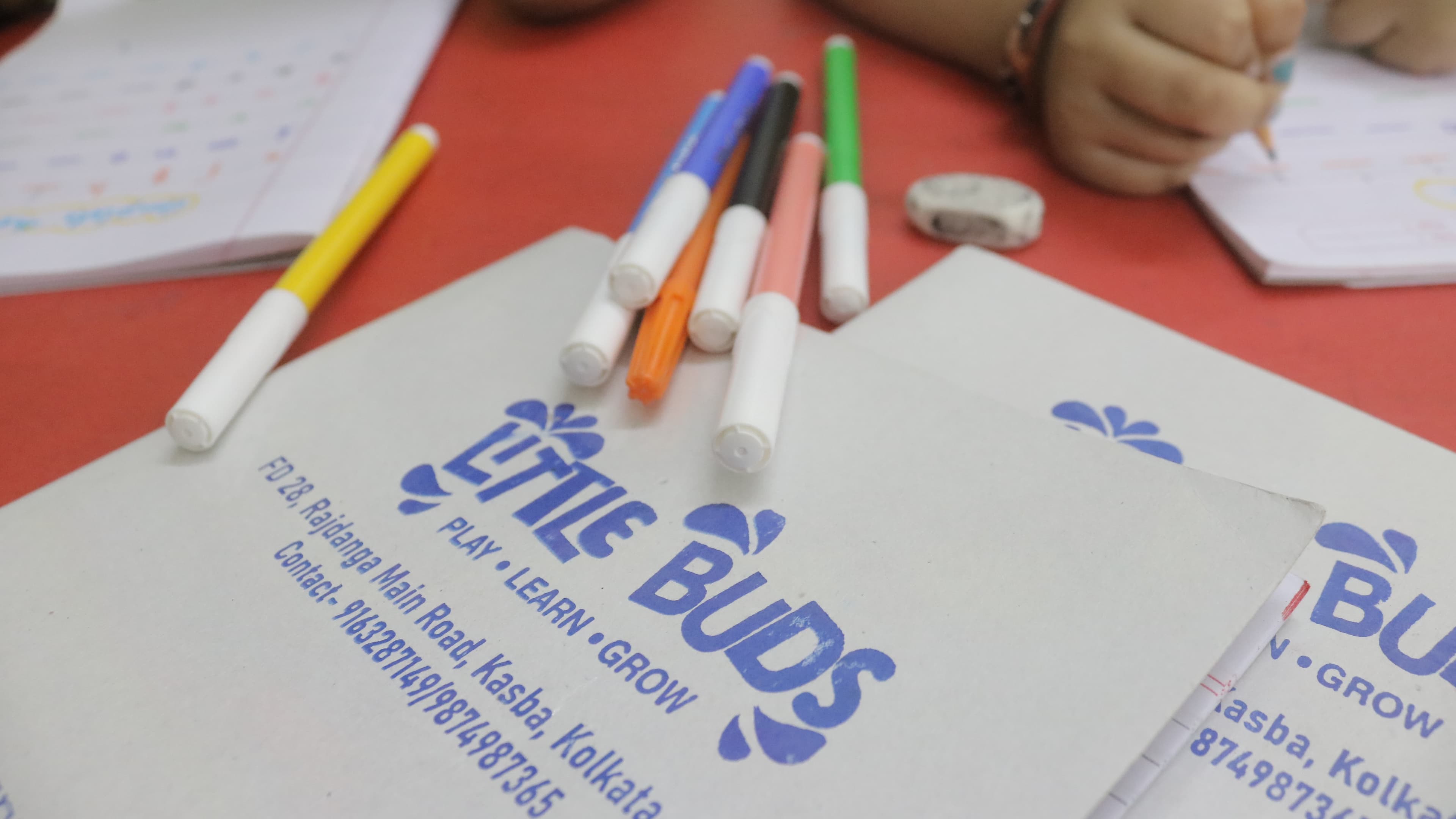 Little Buds students learning in the classroom