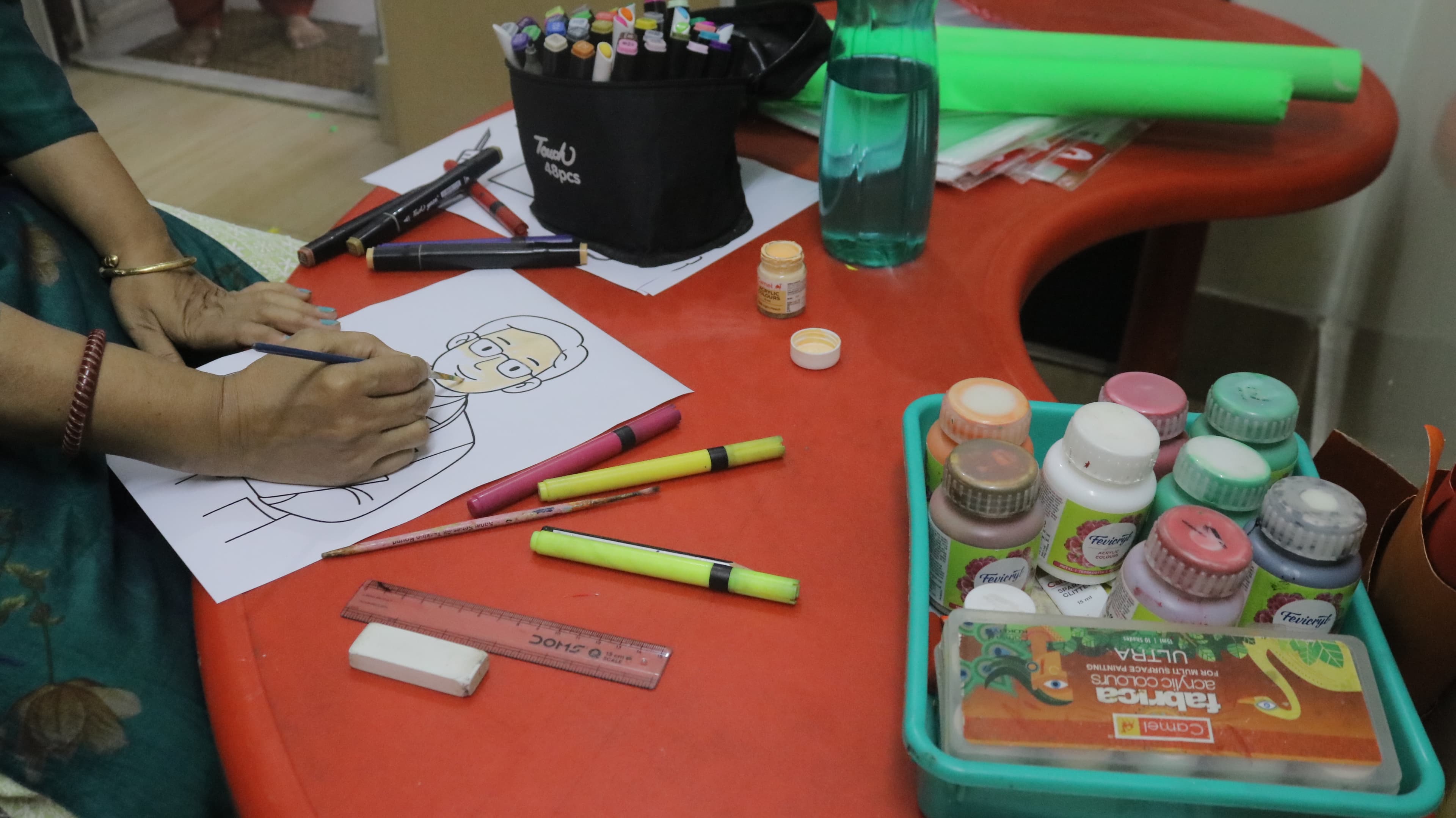 Children's art and craft supplies at Little Buds